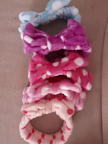Faixa de cabelo para maquiagem 