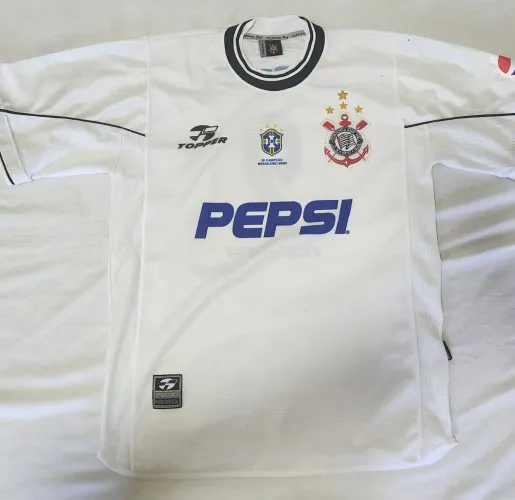 Camisa Corinthians Topper Pepsi 2000 Nº 9 Luizão Vintage Rara