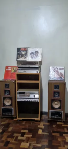 Som Antigo Completo Com Acessórios