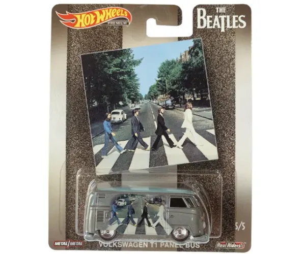 Hot Wheels Premium Volkswagen T1 Panel Bus Kombi The Beatles