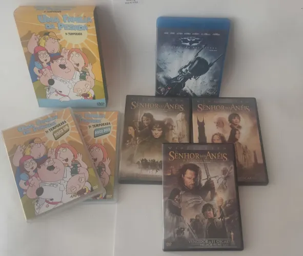 Lote dvds e blueray original em ótimo estado