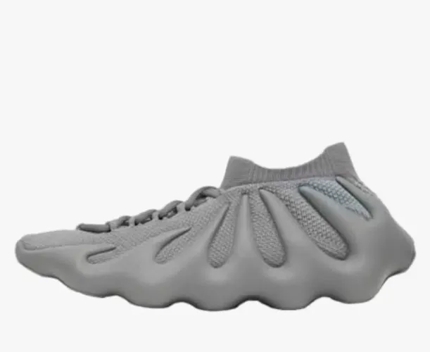 Tênis adidas Yeezy 450 Tênis masculino casual com cadarço - cinza