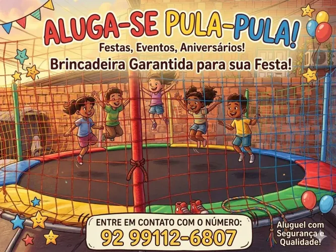 Pula Pula - tamanho 4.5m 