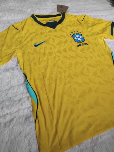 Camisa Brasil amarelo versão jogador Pronta entrega hoje