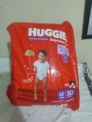 Fralda Huggies supreme care 48 unid XG