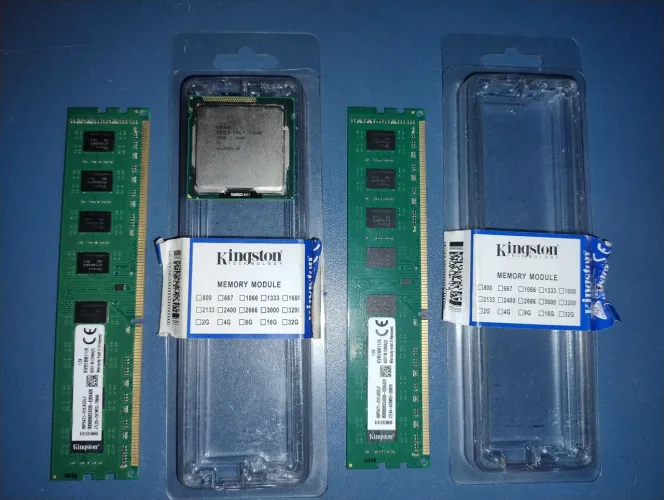 Kit Intel Core i5 2400 + 16GB RAM Kingston (2x8GB) - Funcionando 100%