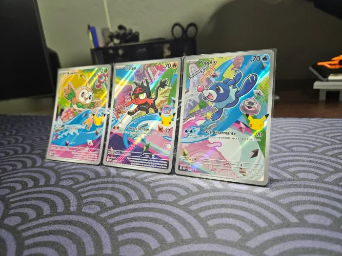 Cartas Parceiro Inicial - Trio Alola