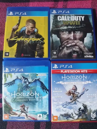 Jogos de Ps4 Valores na descrição