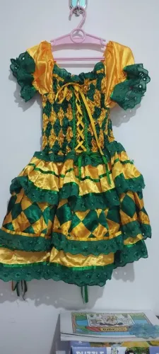 Vestido Quadrilha Rainha do Milho