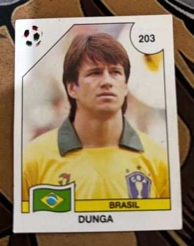 Figurinha Dunga (Brasil) Copa Italia 90