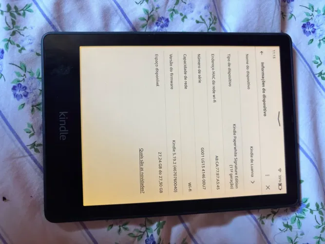 Kindle Paperwhite (11ª geração) - Edição Signature