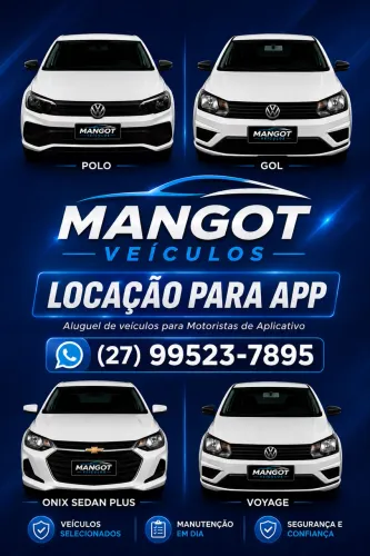 Aluguel de veículos para aplicativo 