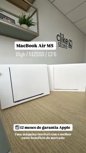 MacBook Air M5 16/512gb. Lacrado!
