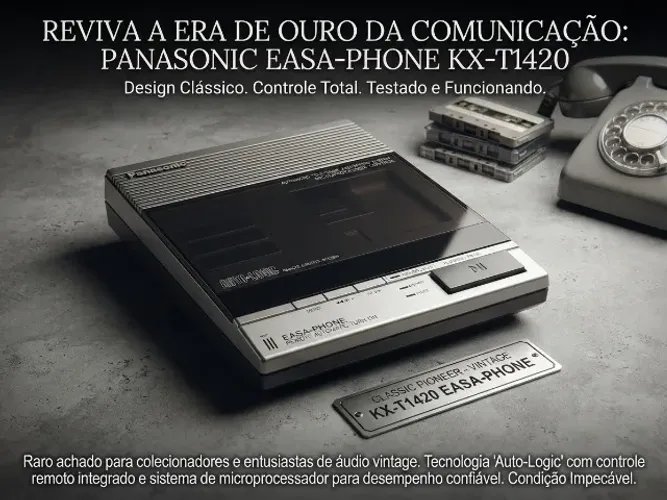 Secretária Eletrônica Panasonic Easa Phone Kx-t1418
