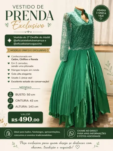 Vestido de Prenda