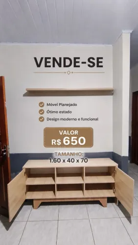 VENDO MÓVEL PLANEJADO + PRATELEIRA