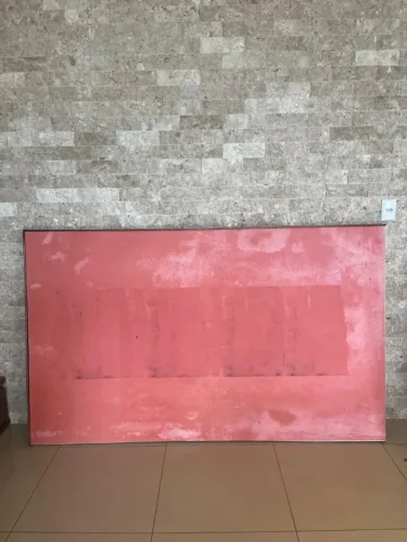 Quadro de Parede Abstrato Texturizado - Edição Exclusiva de Alta Costura (Rosé / Salmão)