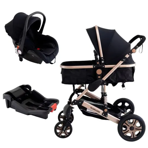 carrinho de bebe tulibaby 3 em 1 moises berço + bebe conforto