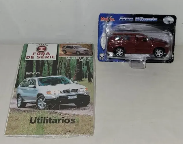 Carros Fora De Série Bmw X5 Maisto 1/42 + Revista