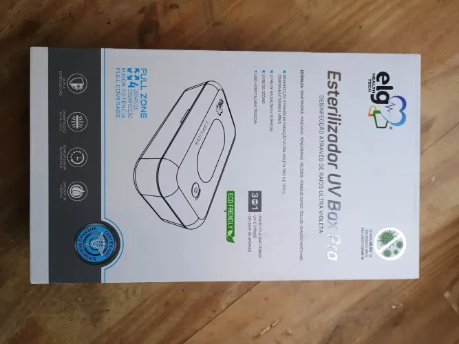Esterilizador UV Box Pro ELG usb-c