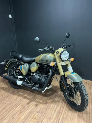 ROYAL ENFIELD CLASSIC 350 SIGNALS COMMAND SAND + EMPLACAMENTO