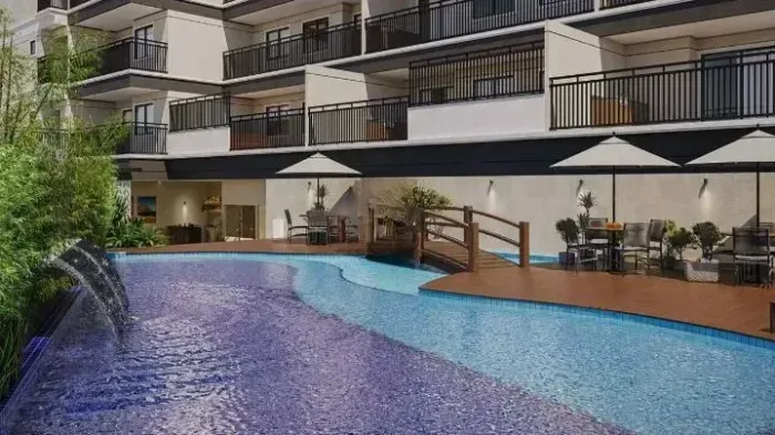 BS IMOBILIÁRIA VENDE ! Apartamento com 2 quartos sendo 1 suíte, 2 banheiros e vaga de gar