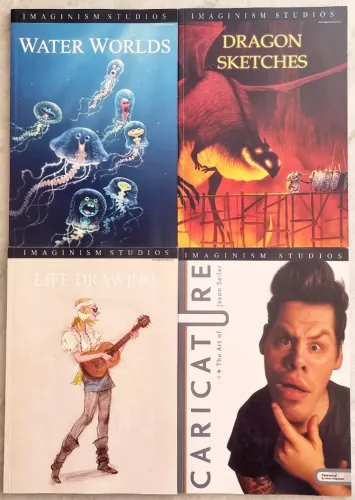Lote 4 Sketchbooks Imaginism Studios (Bobby Chiu & Kei Acedera) ARTBOOK
