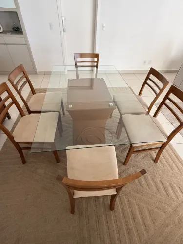 Mesa de jantar 6 cadeiras Trevisan