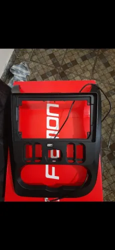Moldura preta 9 podelas Sandero se 2008 a 2011