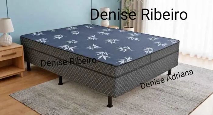 Cama casal box nova direto de fabrica