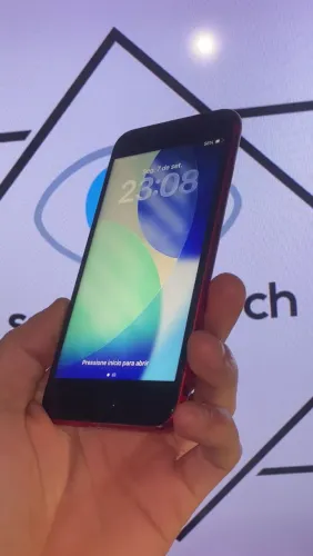 Iphone SE 2ª geração 64gb vermelho seminovo excelente