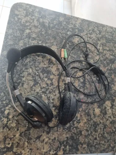 fone headset " funcionando.