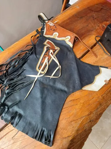 Calça de Couro para Montaria