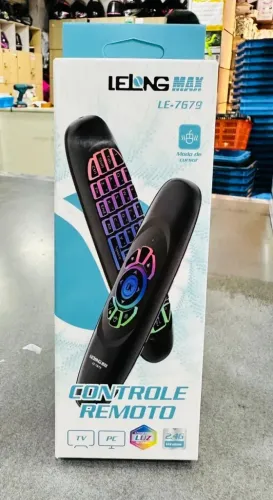 Controle Universal Lelong Le-7679 - Teclado E Mouse Sem Fio Preto