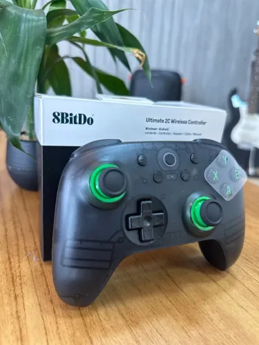 Controle Gamer 8BitDo Ultimate 2C, Bluetooth/Wireless, Hall Effect, Peach, 81HD04