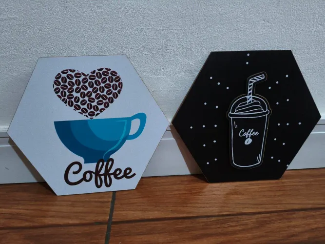 Plaquinhas de Café 