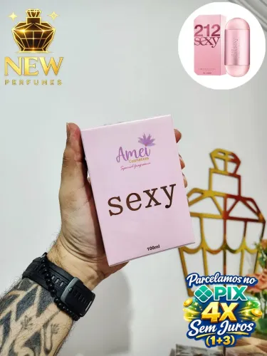 Perfume Sexy Amei Cosméticos 100ml