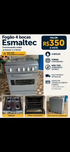 Vendo fogão funcionando perfeitamente Faço entrega