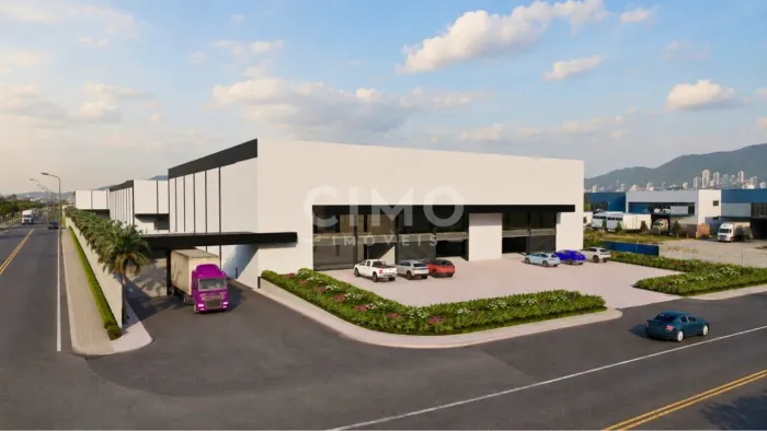Galpão Novo em Condomínio Fechado no Salseiros, Itajaí | 965 m²