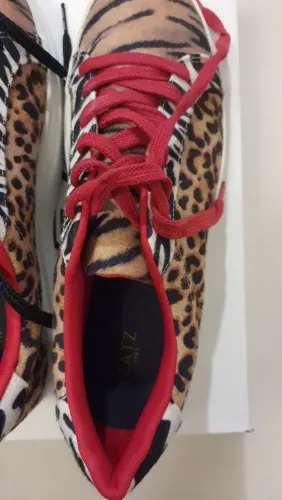 Tênis Casual Zatz Animal Print Novo - Tam 38