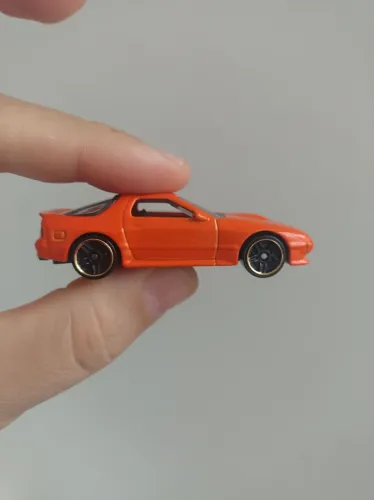 Hotwheels 89 Mazda Savanna RX-7 FC3S Laranja Loose 1:64
