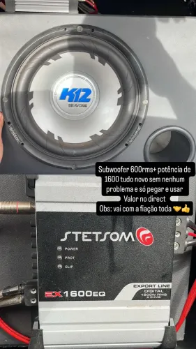 Subwoofer k12 bravox+ potência 1600