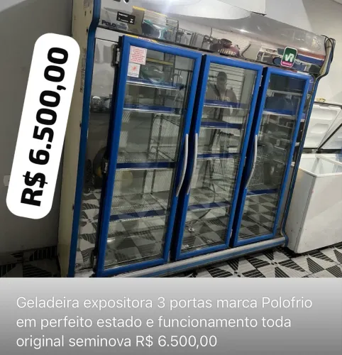 Geladeira expositora para adega/mercado/lanchonete 