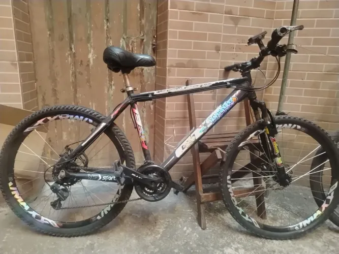 Bicicleta aro 26 gts 24 marcha anda bem