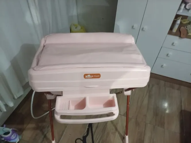 Banheira com trocador Burigotto menina completa 