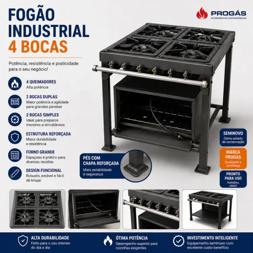 FOGÃO INDUSTRIAL