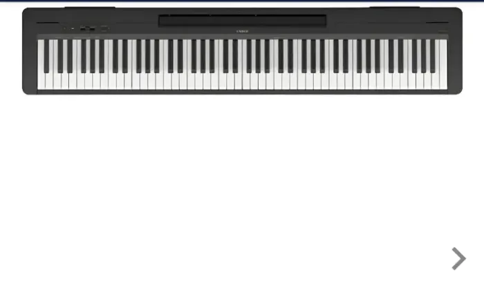 YAMAHA PIANO P145BTB BLUETOOTH - VHP6380