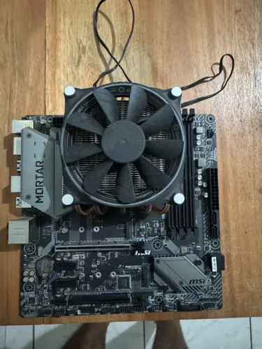 Kit upgrade ryzen 5 5500 + b450m + cooler + fonte