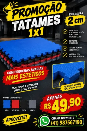 Tatame 1x1 2 cm segunda linha
