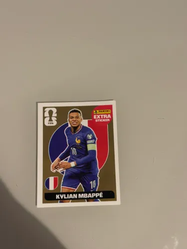 Figurinha da copa -  kylian mbappé de ouro